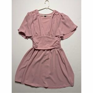 SHEIN Blush Pink Mini Dress